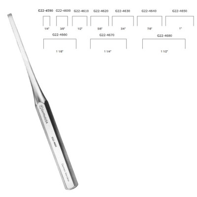 Hibbs Osteotome Straight 9 1/2"