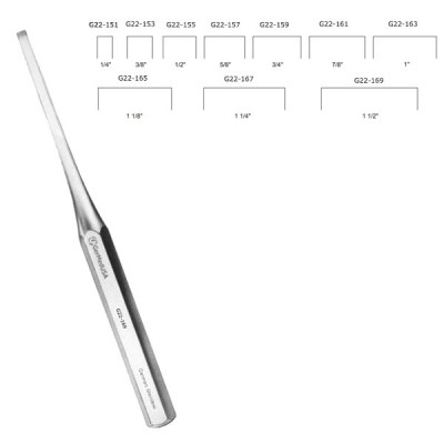 Hibbs Osteotome Straight 9"