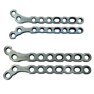 Hockey Locking Plates - Gray