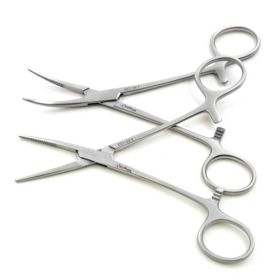 Kelly Hemostatic Forceps 5 1/2" Left Hand