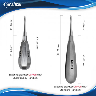 Glux Luxating Curved Stubby Handle