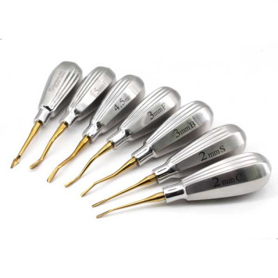 Luxating Elevator Micro Serrated Small Stubby Handle