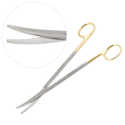 Metzenbaum Scissors Tungsten Carbide Insert Blades - Left Hand