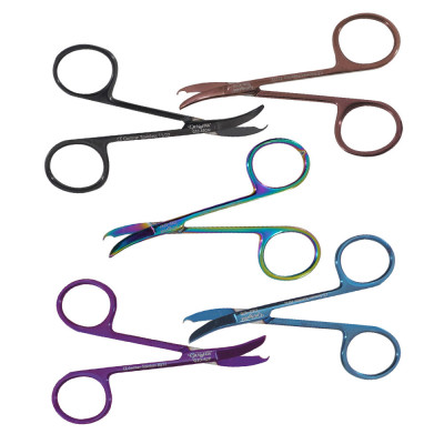 Northbent/Shortbent Stitch Scissors 3 1/2", Color Coated