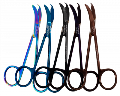 Northbent/Shortbent Stitch Scissors 4 1/2", Color Coated