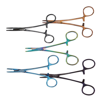 Olsen Hegar Needle Holder Scissors Combination - Tungsten Carbide 5 1/2" Color Coated