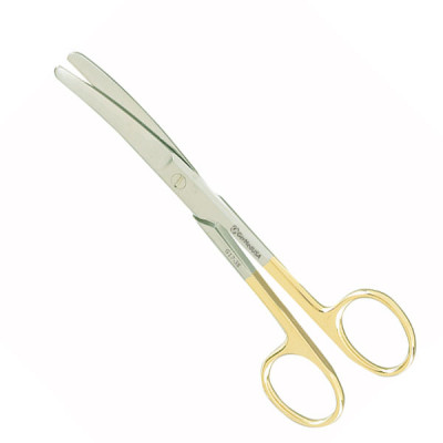 Operating Scissors Blunt Blunt Curved Tungsten Carbide