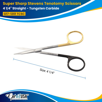 Super Sharp Stevens Tenotomy Scissors - Tungsten Carbide
