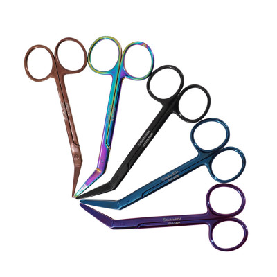 Stitch Scissors 4 1/2" 45 Degree Color Coated