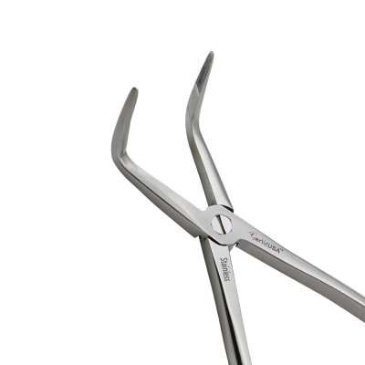 Equine Dental Root Fragment Forceps - Delicate 90°