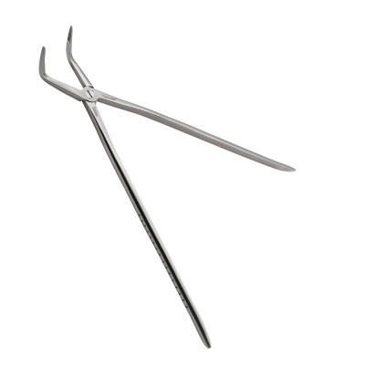 Equine Dental Root Fragment Forceps - Delicate 90°