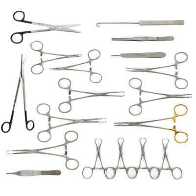 Feline Spay/Neuter Pack with Black Handle SuperCut Scissors