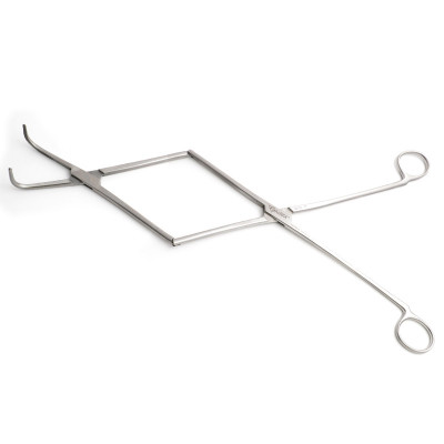 Equine Root Fragment Forceps, Double Action, 90° Angle