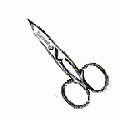 Leg Band Scissors 3 3/8"