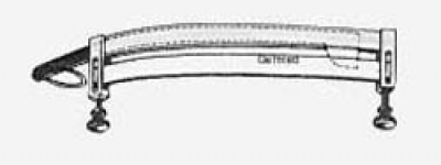 Ear Cropping Forceps 5" Slight Curved