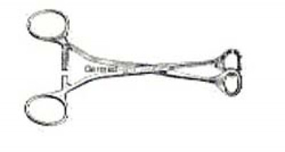 Flynn Ovariectomy Forceps 6" Serrated