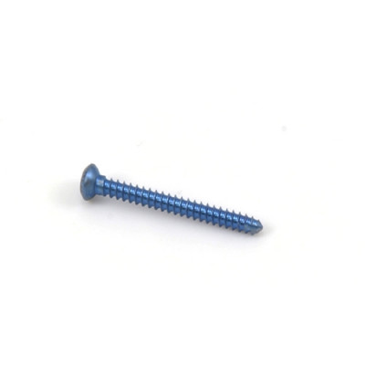 Cortex Bone Screw 2.7mm Length 28mm Self-Tapping Hex Head Titanium