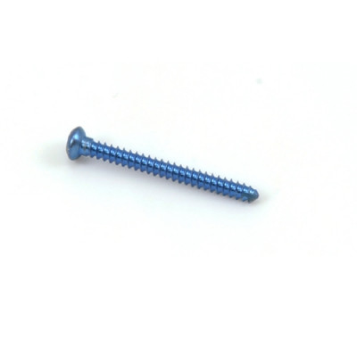 Cortex Bone Screw 2.7mm Length 30mm Self-Tapping Hex Head Titanium