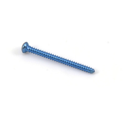 Cortex Bone Screw 2.7mm Length 34mm Self-Tapping Hex Head Titanium