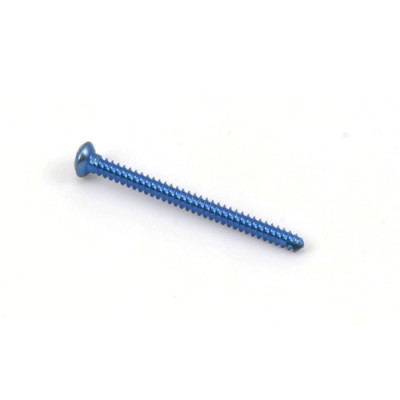 Cortex Bone Screw 2.7mm Length 38mm Self-Tapping Hex Head Titanium