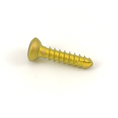 Cortex Bone Screw 3.5mm Length 16mm Self-Tapping Hex Head Titanium