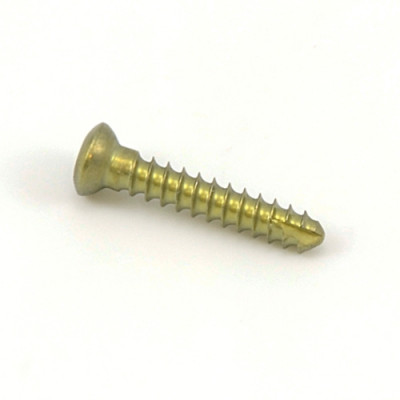 Cortex Bone Screw 3.5mm Length 20mm Self-Tapping Hex Head Titanium