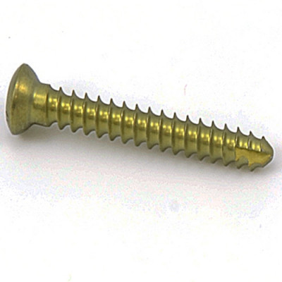 Cortex Bone Screw 3.5mm Length 26mm Self-Tapping Hex Head Titanium