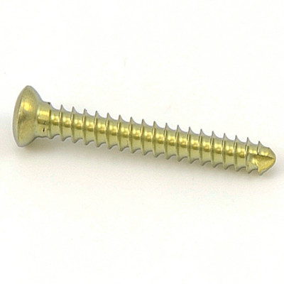 Cortex Bone Screw 3.5mm Length 28mm Self-Tapping Hex Head Titanium