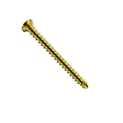 Cortex Bone Screw 2.4mm Length 34mm Self-Tapping Titanium, Cruciform