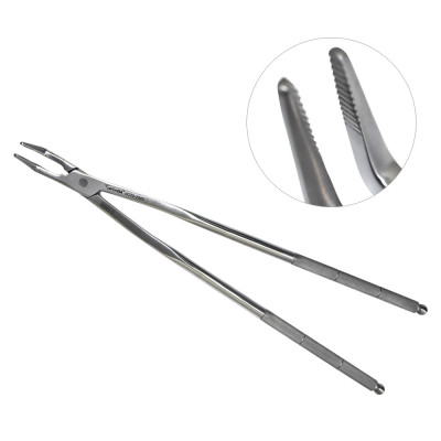 Equine Fragment Forceps 19 inch 45 Degree Tip