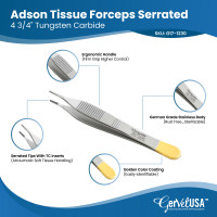 Adson Brown Tissue Forceps Tungsten Carbide