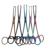 Allis Tissue Forceps, Color Coated