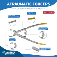 Atraumatic Pediatric Extraction Forceps