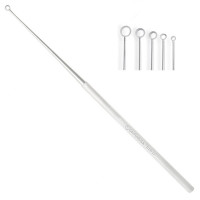 Buck Ear Curette 5 3/4" Angled Sharp