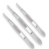 Delicate Dressing Forceps Fluted Handle