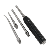 Equine Dental Interchangeable Elevator Set with Phenolic Handle