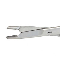 European Style Olsen Hegar Needle Holder Scissors Combination Serrated - Tungsten Carbide
