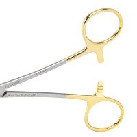 European Style Olsen Hegar Needle Holder Scissors Combination Serrated - Tungsten Carbide