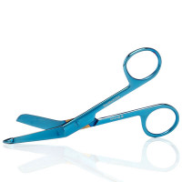 Lister Bandage Scissors 4 1/2" Blue Coated