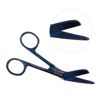 Lister Bandage Scissors 4 1/2" Blue Coated