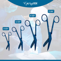 Lister Bandage Scissors 5 1/2" Blue Coated