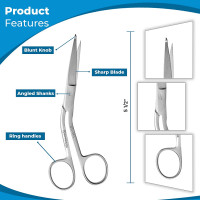 Lister Bandage Scissors 5 1/2" Left Hand