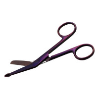 Lister Bandage Scissors 5 1/2" Purple Coated