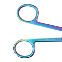 Lister Bandage Scissors 5 1/2" Rainbow Color Coated