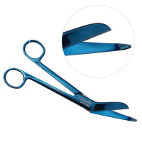 Lister Bandage Scissors 7 1/4" Blue Coated