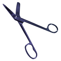 Lister Bandage Scissors 8" with One Large Ring Purple Coated