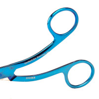 Hi Level Bandage Scissors 5 1/2" Blue Coated (Knowles)