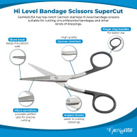 Hi Level Bandage Scissors 5 1/2" SuperCut