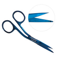 Hi Level Bandage Scissors 4 1/2" Blue Coated (Knowles)