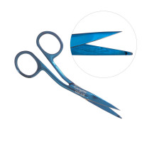Hi Level Bandage Scissors 4 1/2" Blue Coated (Knowles)